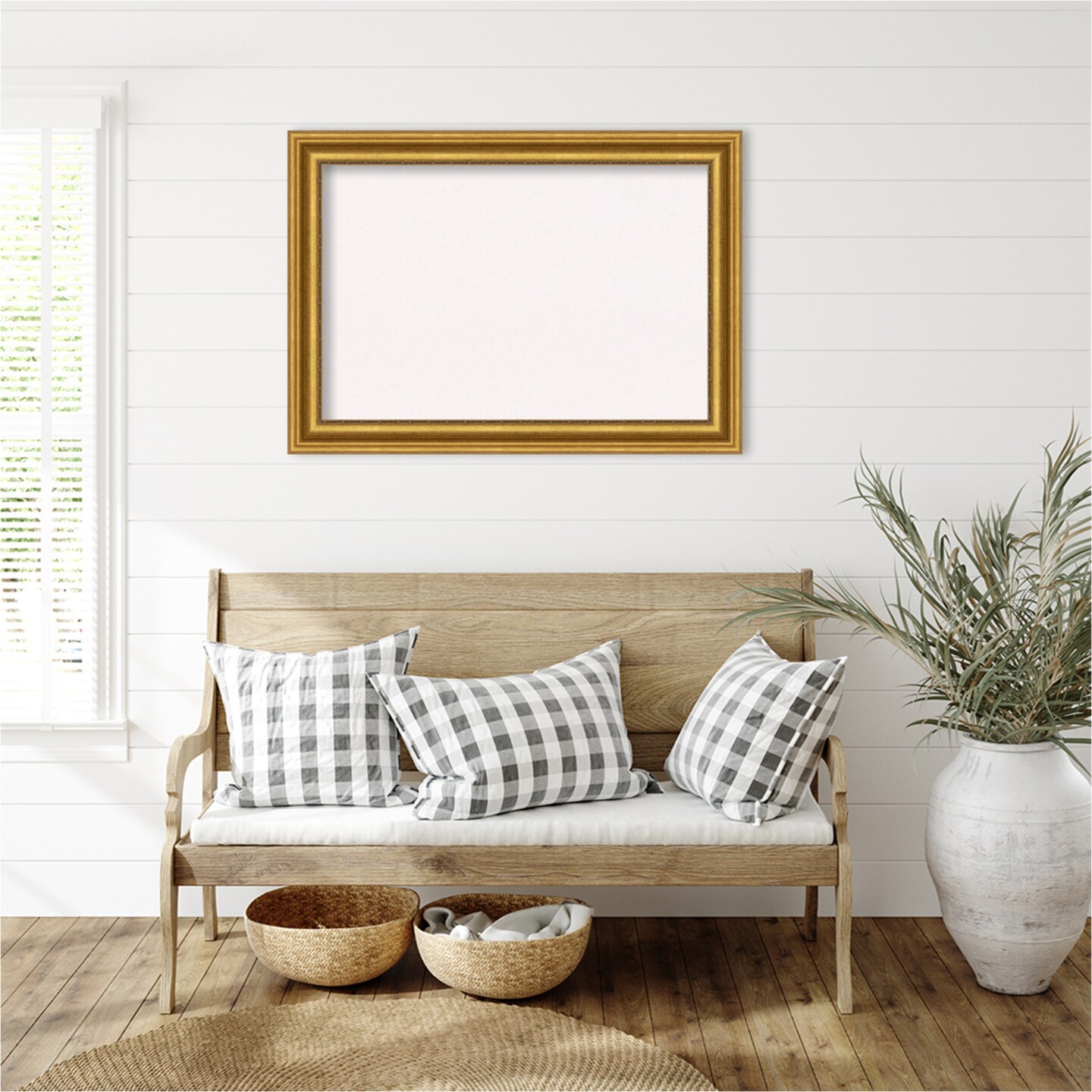 Parlor Framed Corkboard, White Cork