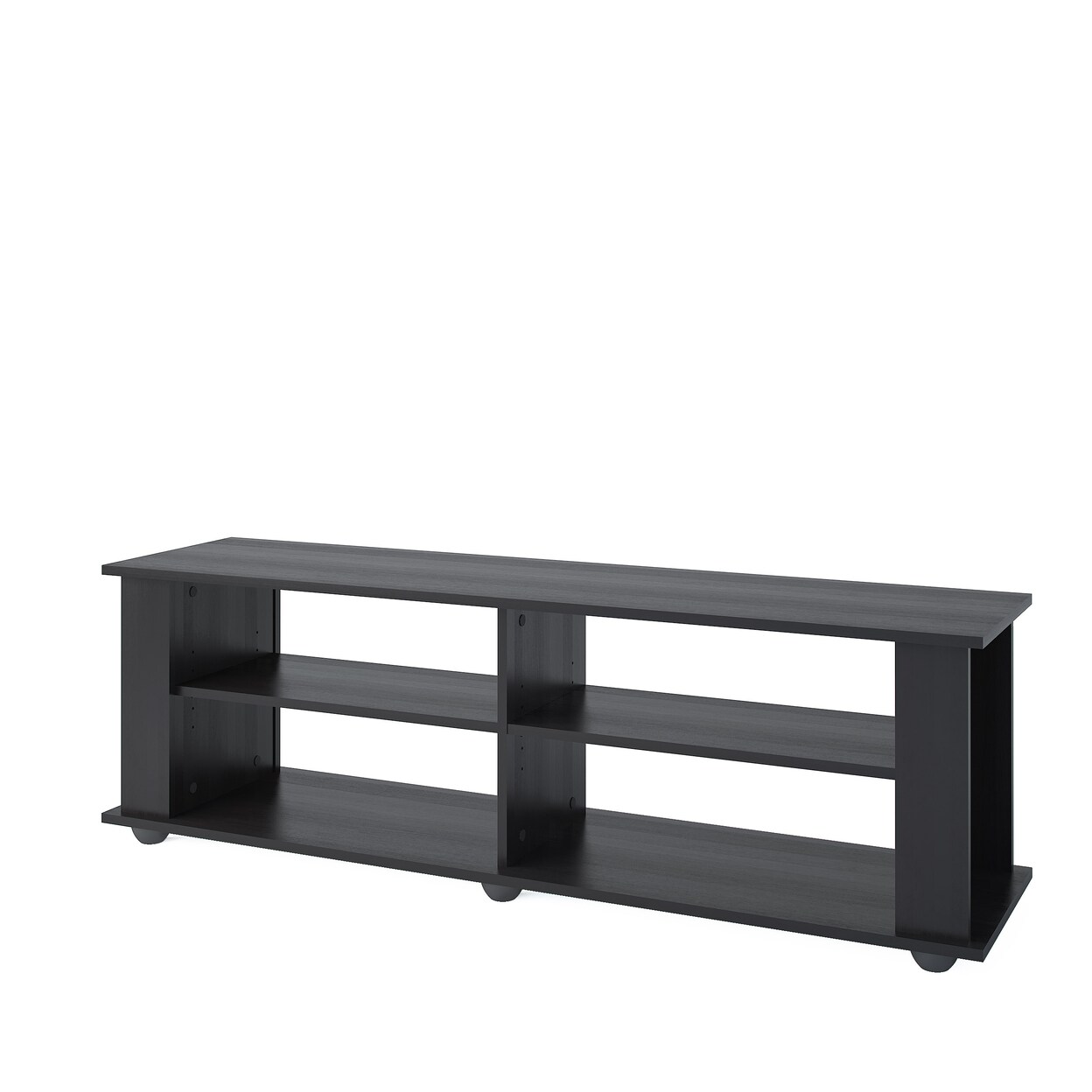 Corliving Fillmore Ravenwood Black Wooden Tv Stand For Tvs Up To 75&#x22;