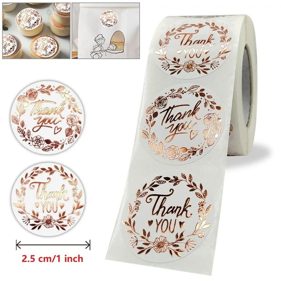 Thank You Stickers For Labels