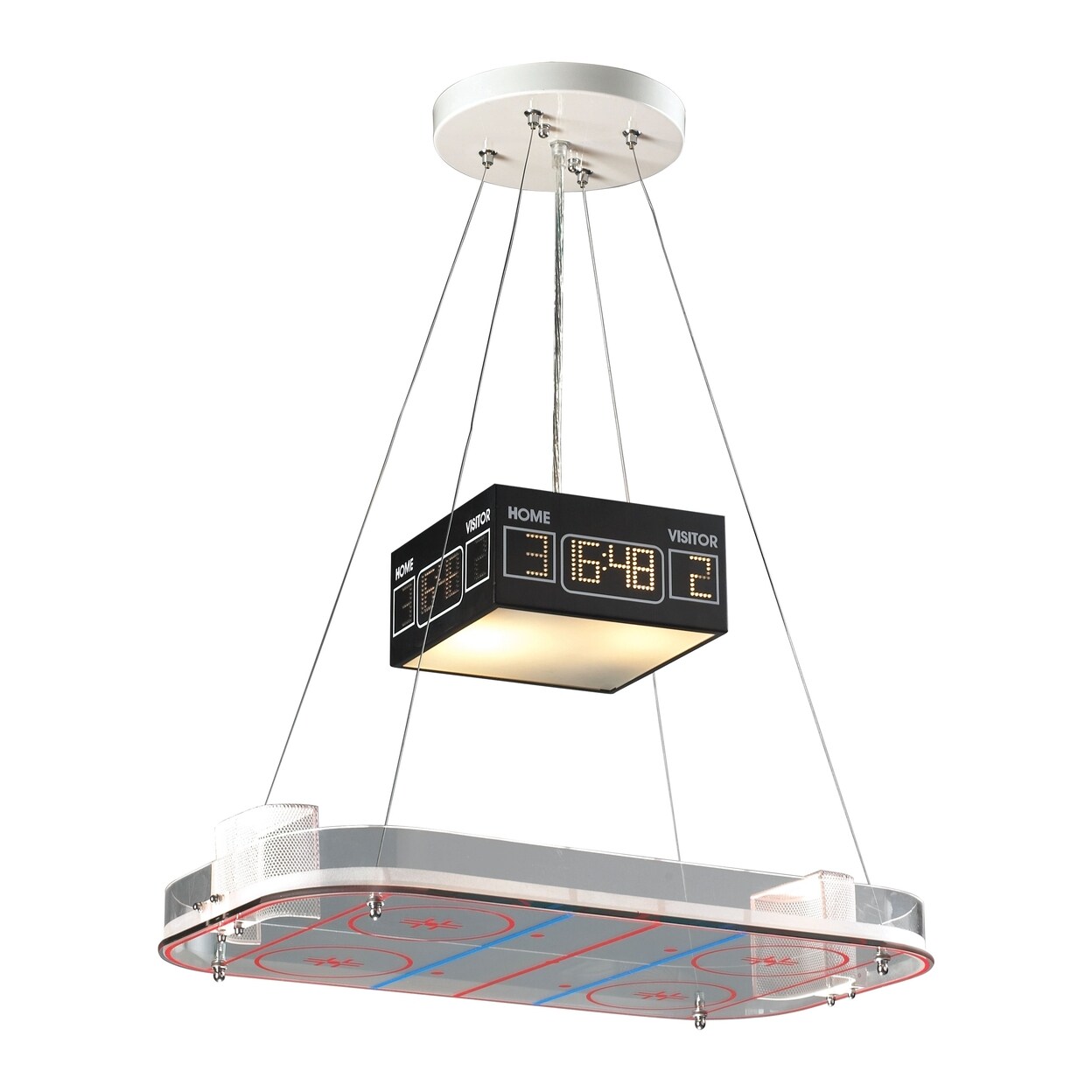 Novelty 22 Wide 2-Light Linear Chandelier