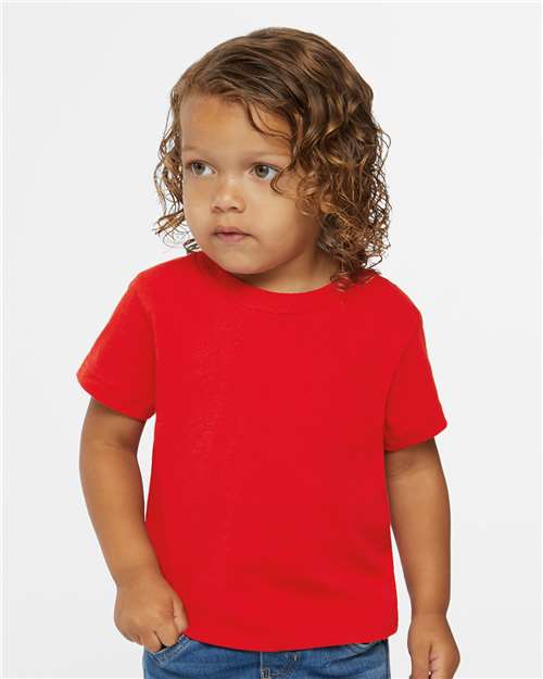 Rabbit Skins® Toddler Cotton Jersey Crew Neck Short Sleeve Tee - 3301T