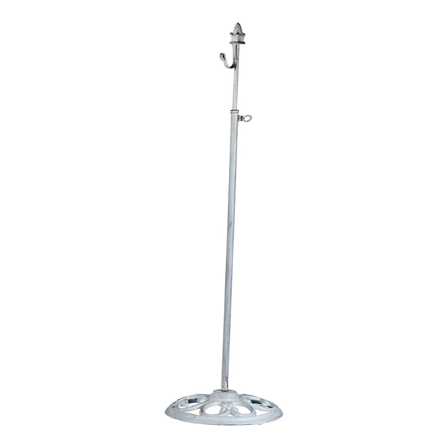 Creative Design 27&#x22; White Antique Wreath Holder Stand