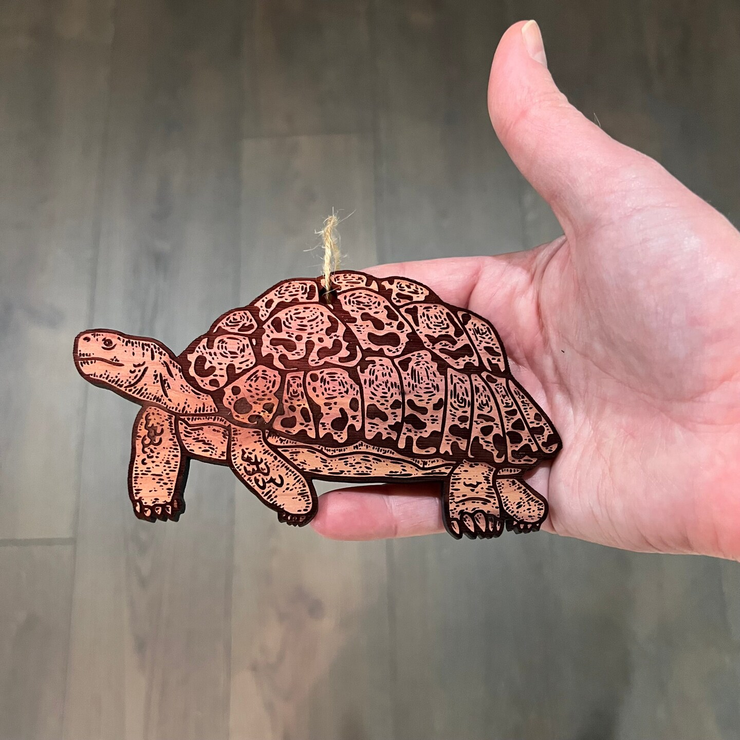 Land Turtle - Cedar Ornament Land Turtle - Cedar Ornament