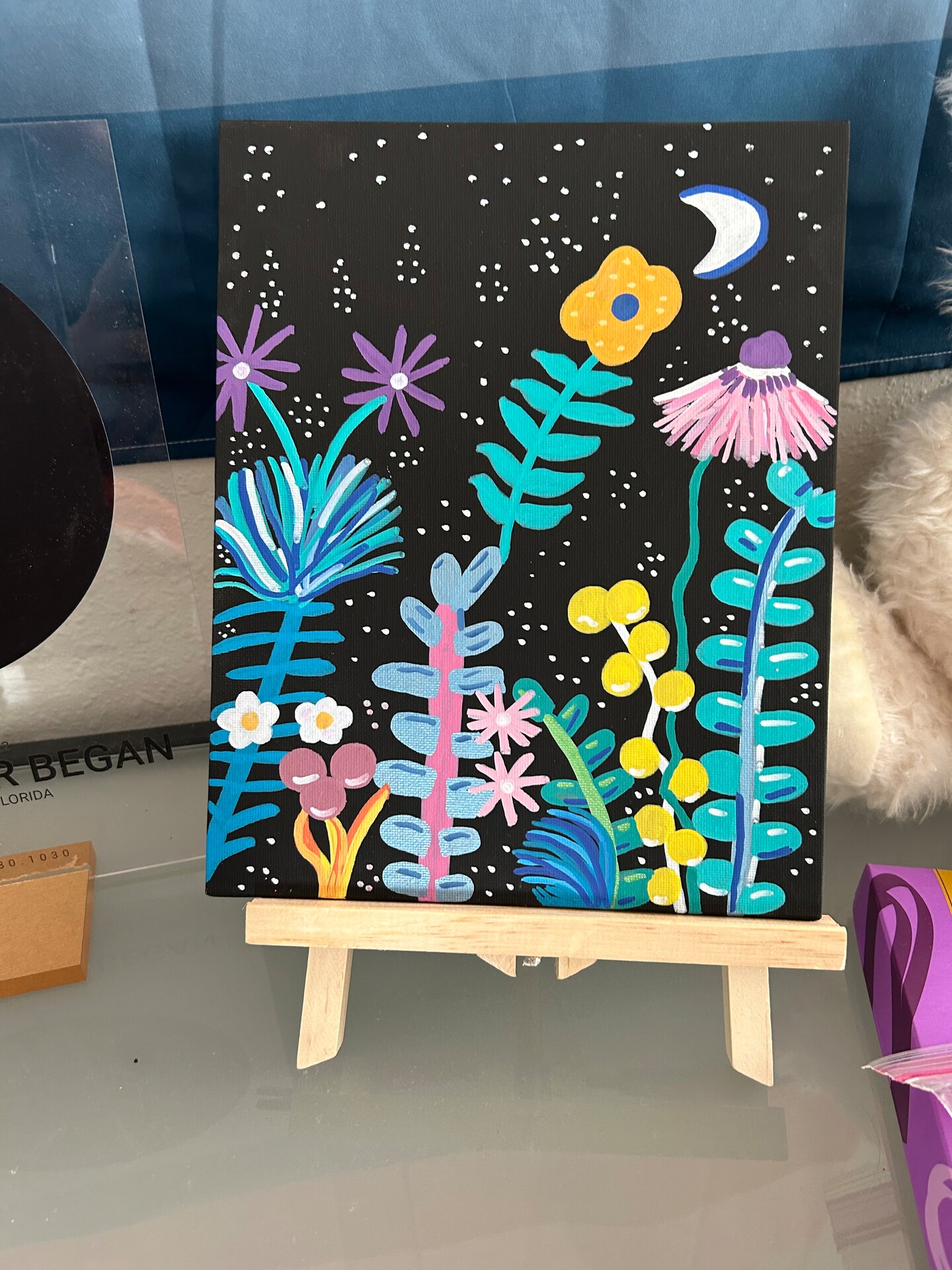 Abstract Sun Painting on Wood Block | MakerPlace by Michaels