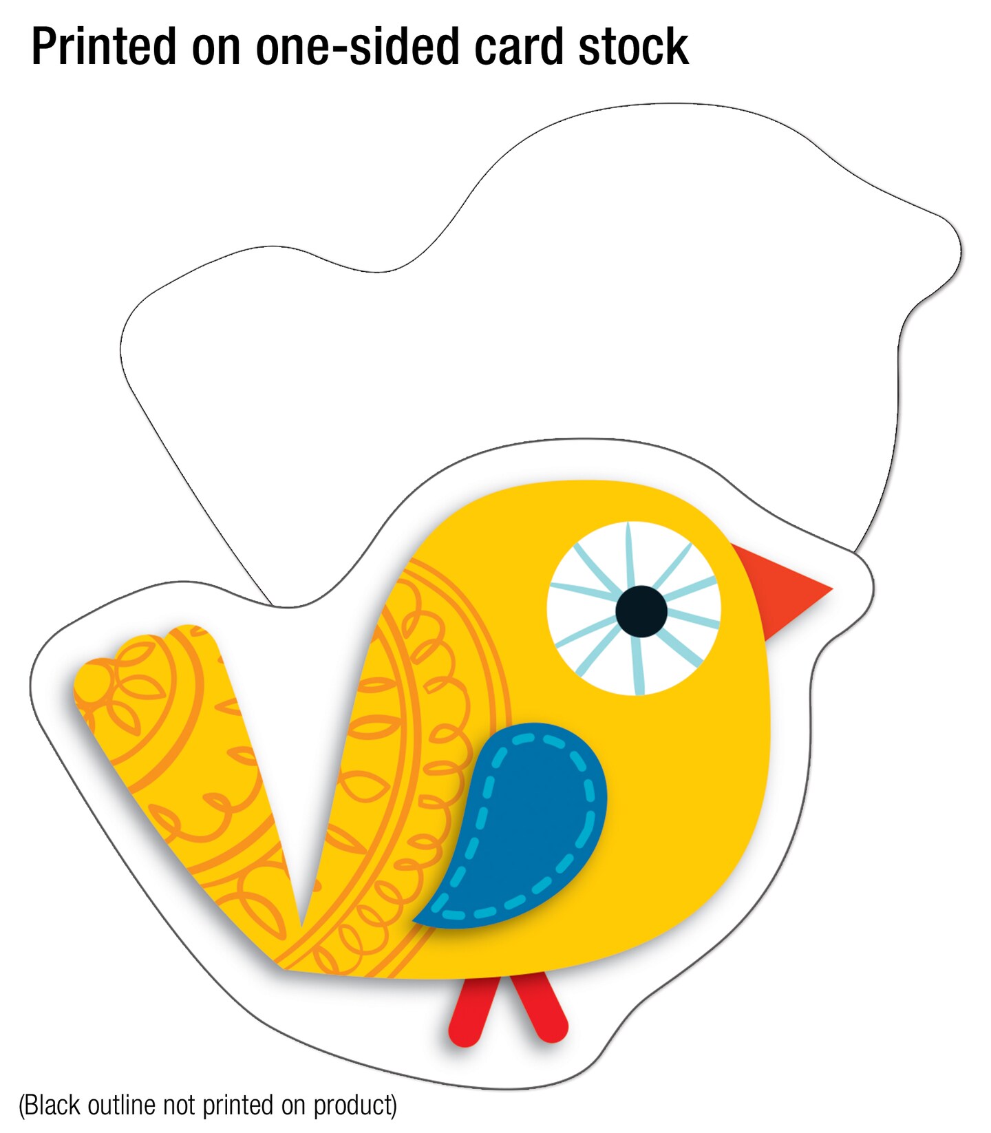 Carson Dellosa 36 Boho Birds Mini Cutouts, Colorful Bird Cutouts for Bulletin Board, Cork Board, White Board, Mini Birds Cutouts for Classroom, Party Decorations, and Boho Classroom Décor
