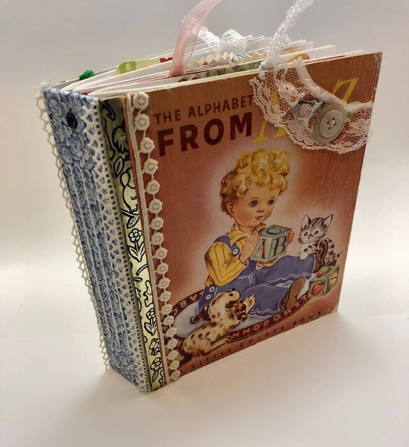 Little golden book junk journal on sale