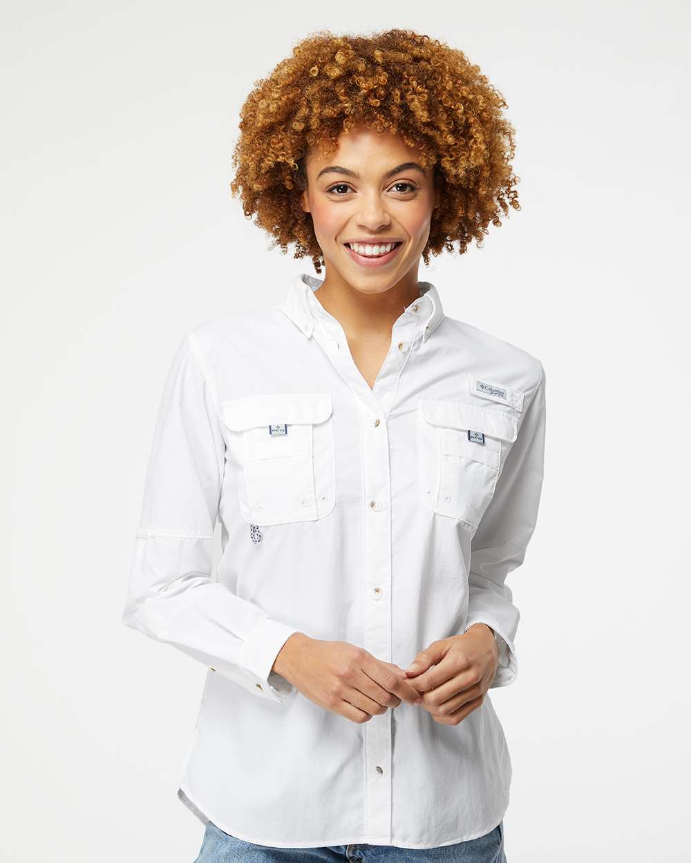 Columbia® - Women's PFG Bahama Long Sleeve Shirt - 139656 | 100% Tactel®  nylon taffeta | Elevate Your Look with Premium Long Sleeve Shirts for Women