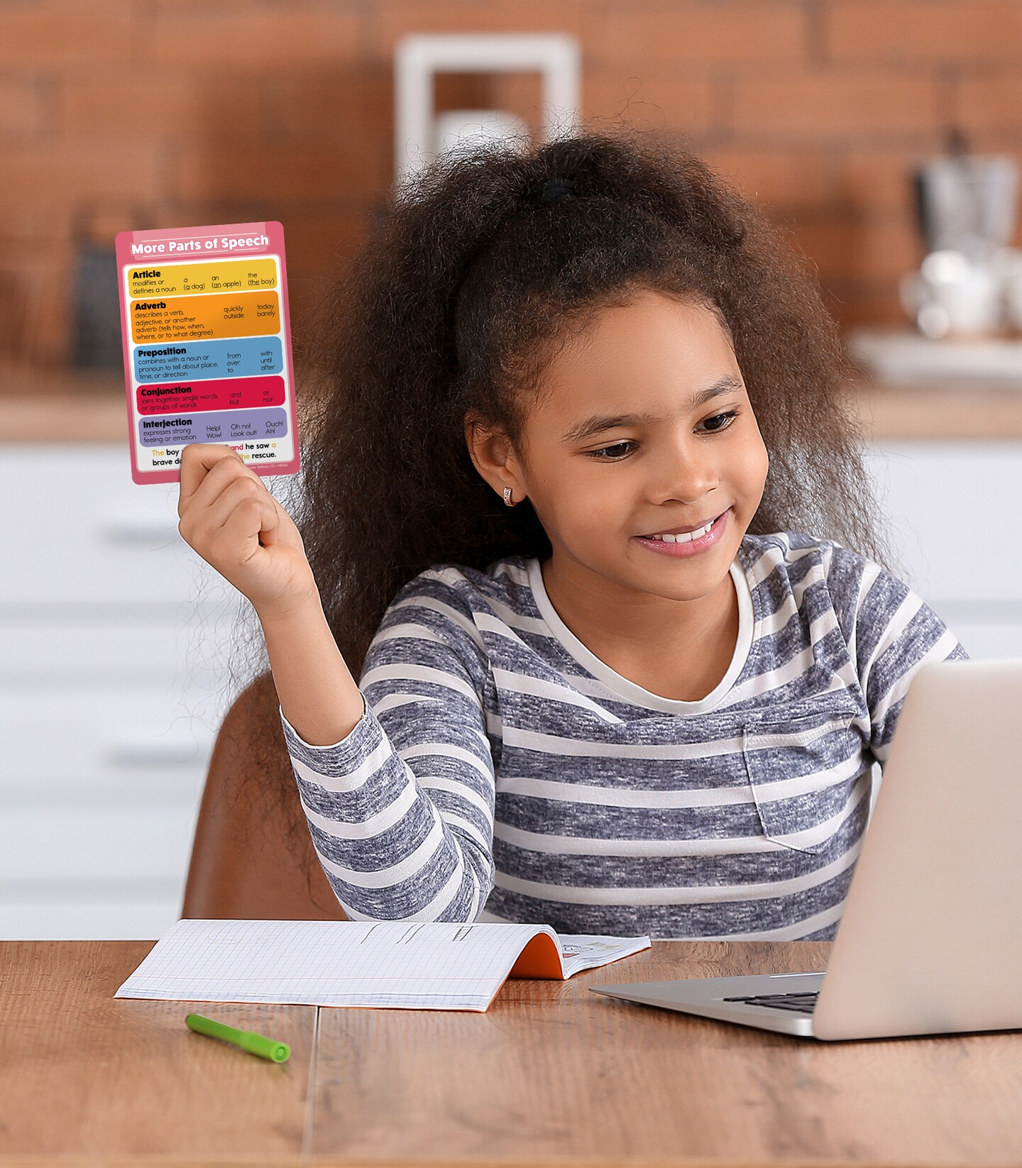 Carson Dellosa 12-Piece Be Clever Wherever Grades 3-5 Reading and Writing Tool Kit, Alphabet Sticker, Spin Wheel, Dice Game, and More Language Arts Manipulative's