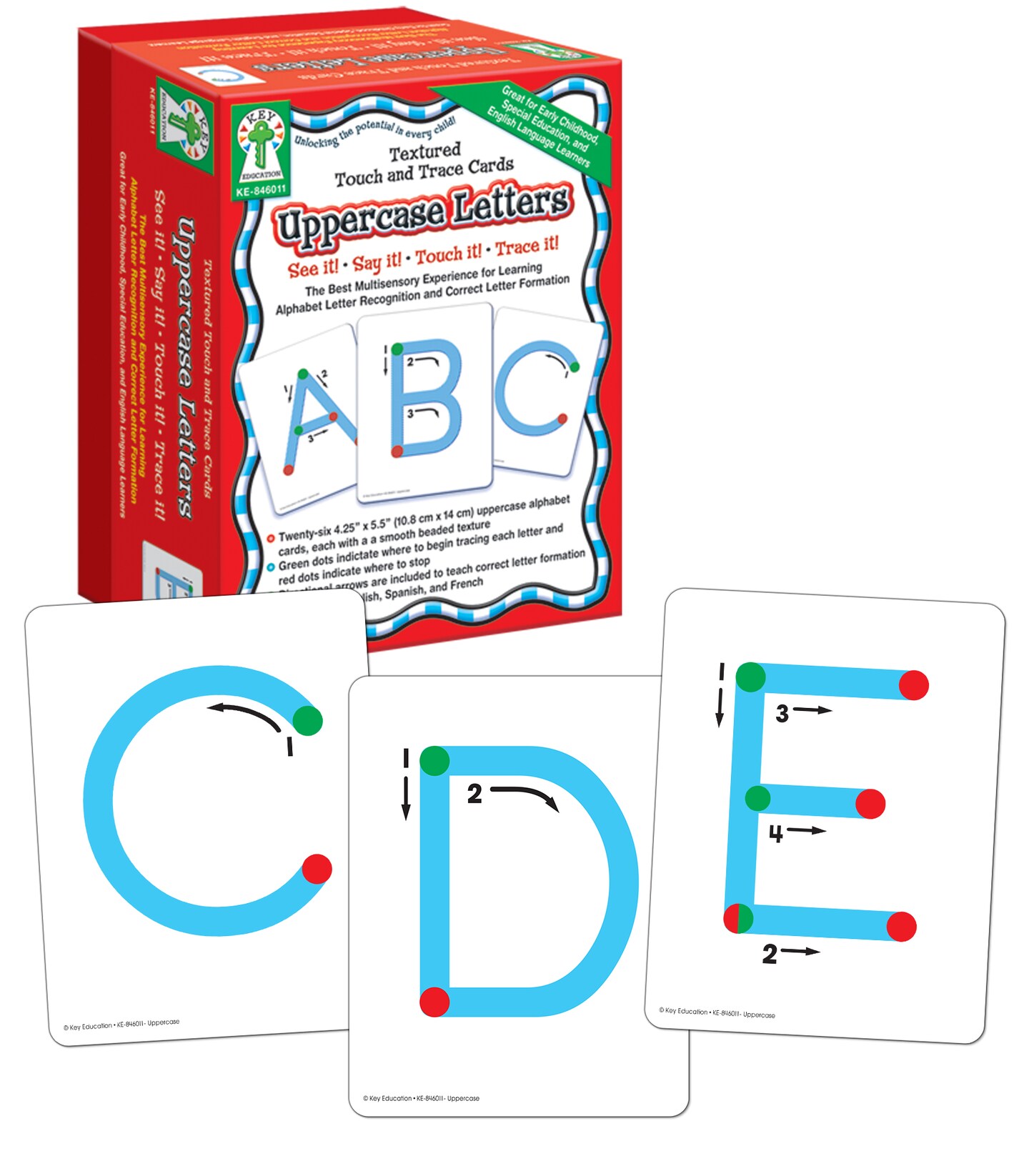 Key Education Touch and Trace Cards