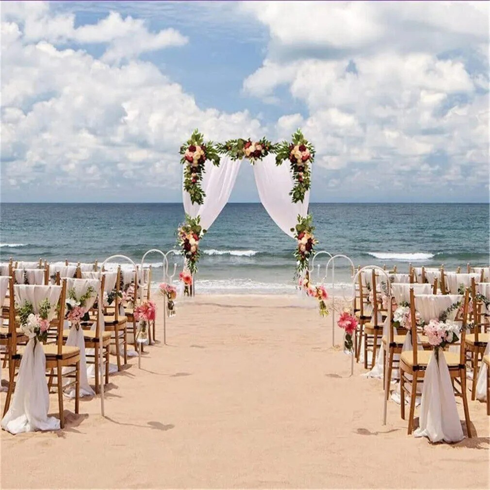 Strong Metal Wedding Garden Arch Floral Balloon Arch Square Frame Backdrop Stand