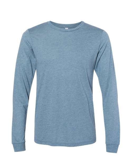 BELLA + CANVAS® Triblend Crewneck Long Sleeve T-shirt for Men