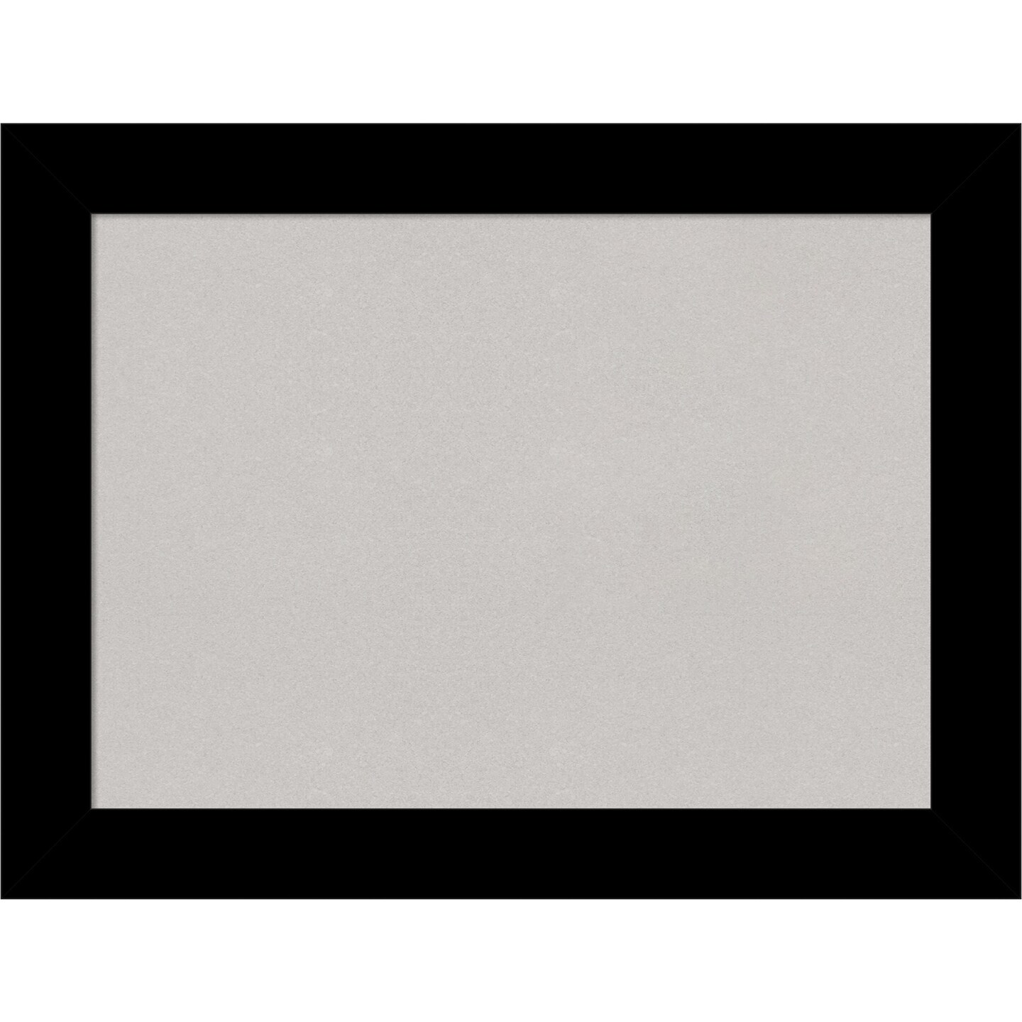 Basic Wood Framed Corkboard, Grey Cork
