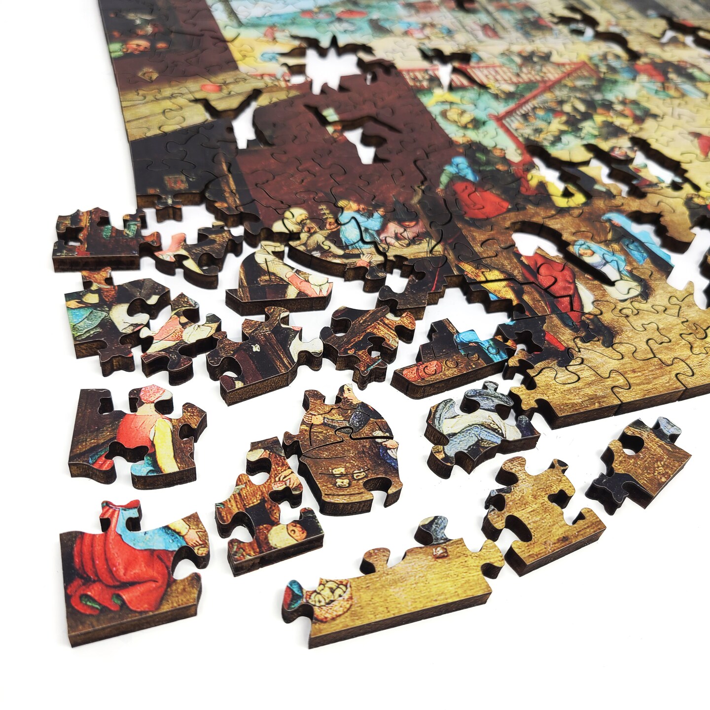 Wooden Jigsaw Puzzles for Adults - Uniquely Shaped Pieces - made