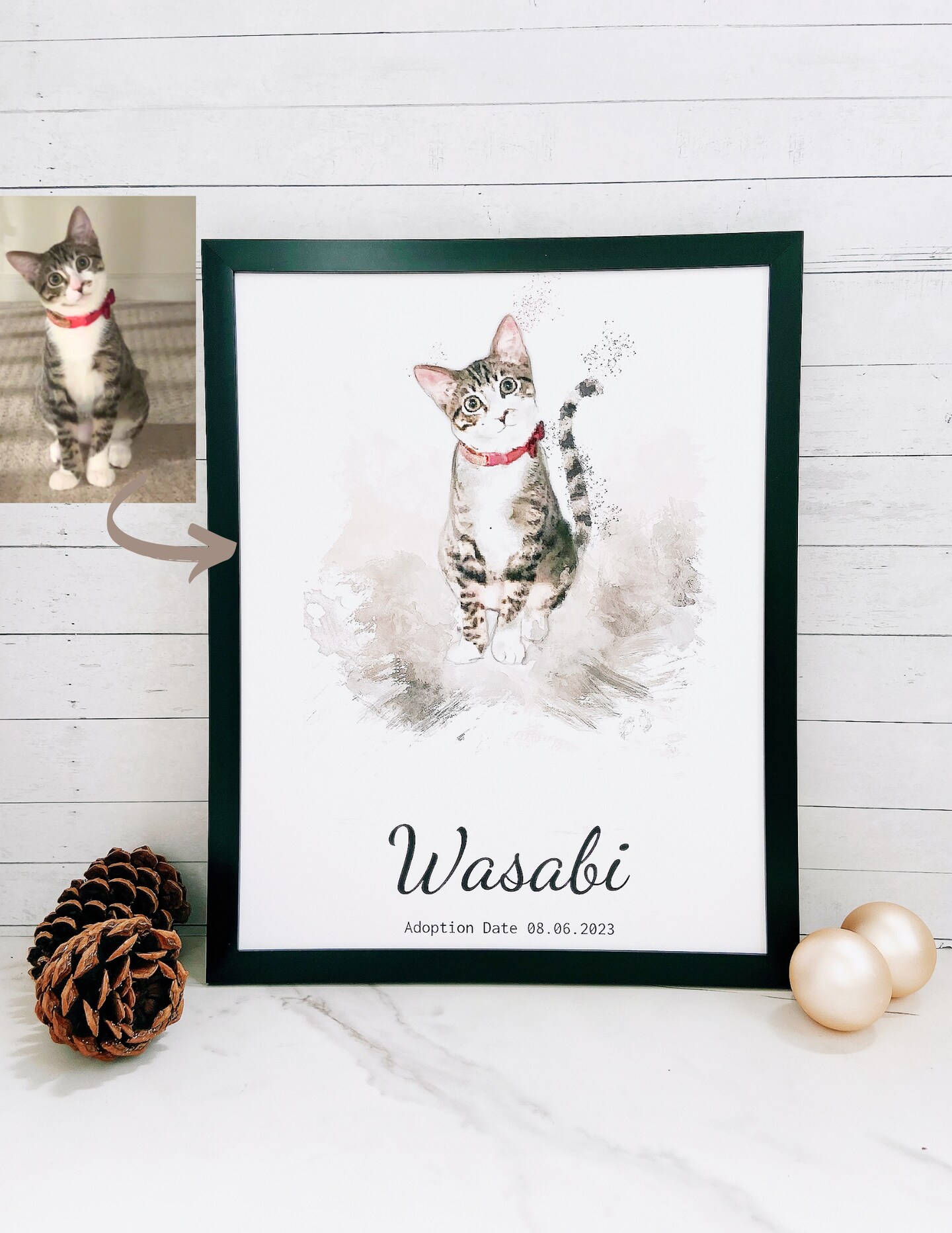 Two Pet Hand Drawn Custom Portrait buy | Personalized Pet Portrait Digital | Pet Art | Animal Portrait | Pet Memorial Gift | Pet Lover Gift