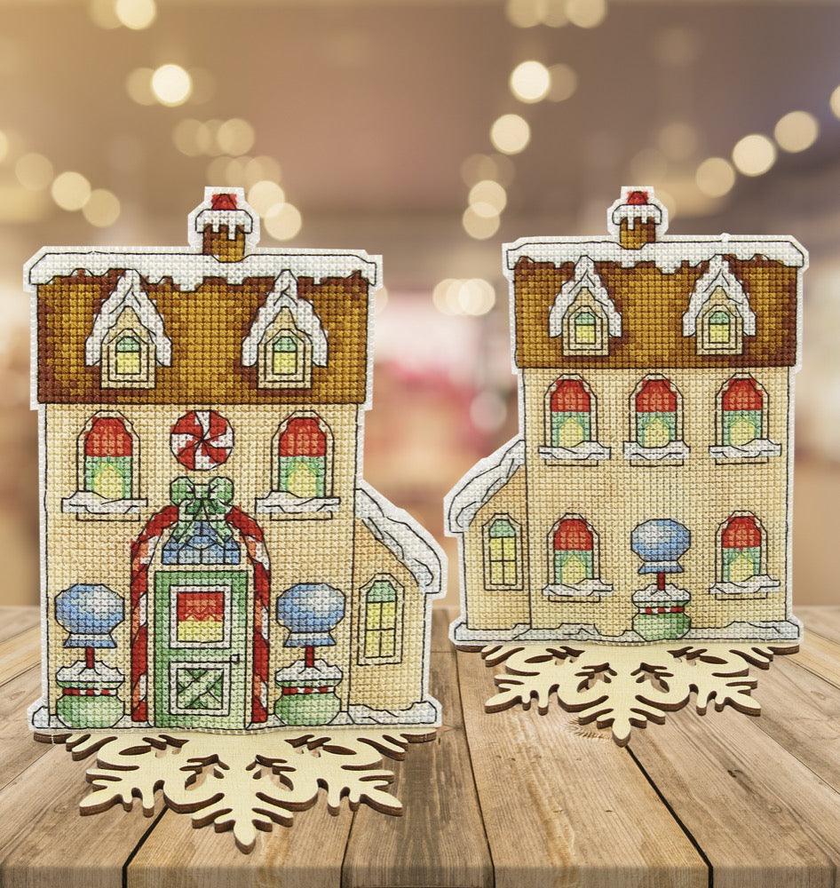 Counted cross stitch kit Crystal Art &#x22;Fairy Tale. Gingerbread House&#x22;