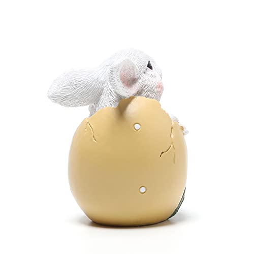 Hodao Easter Bunny Decorations Spring Home Decor Bunny Figurines(Resurrection Protein Rabbit 2pcs)