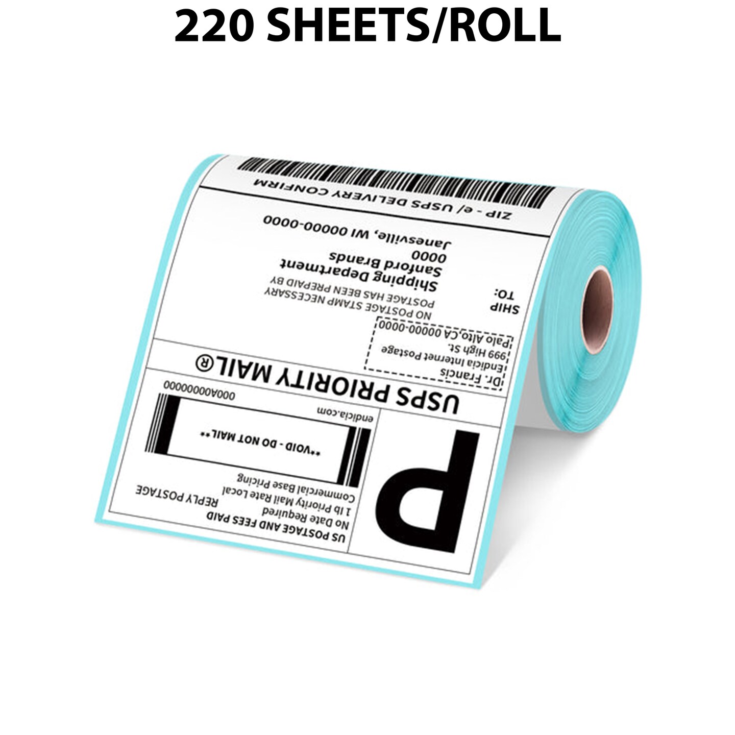 Jiose 4&#x22;x6&#x22; Direct Thermal Shipping Labels Enhance Efficiency with USPS, FedEx, and DHL Compatibility