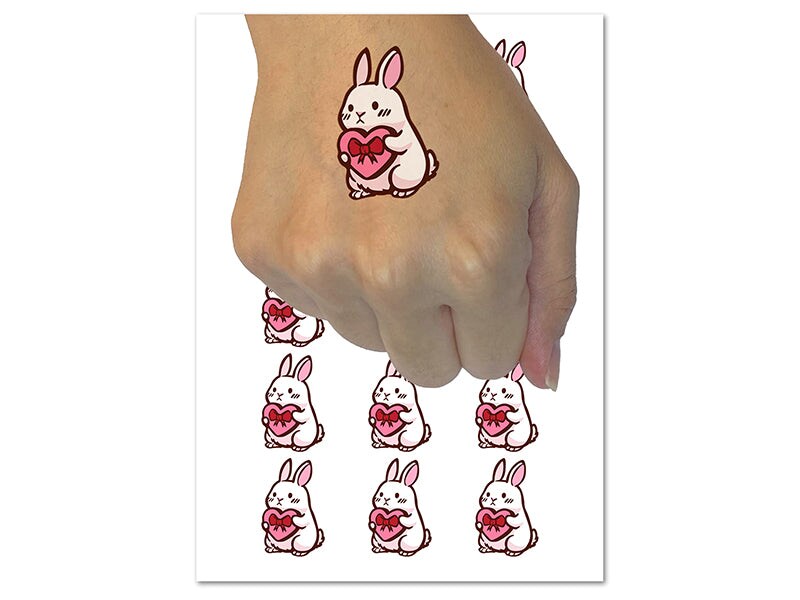 Stabby Bunny Temp tattoos • Labutori