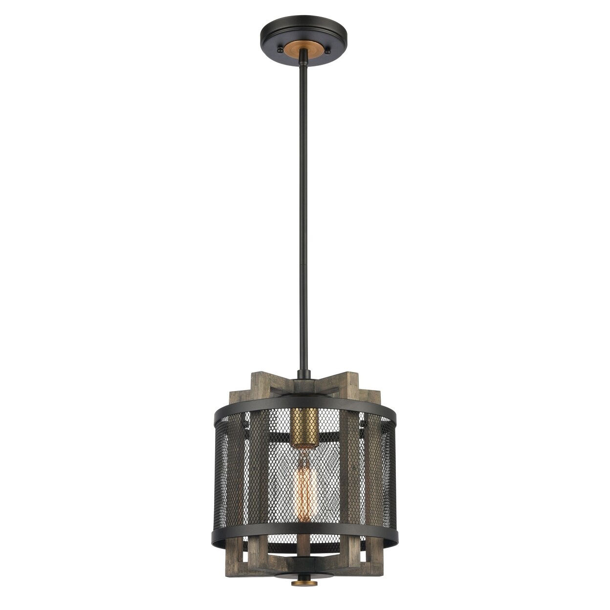 Woodbridge 10 Wide 1-Light Mini Pendant - Matte Black
