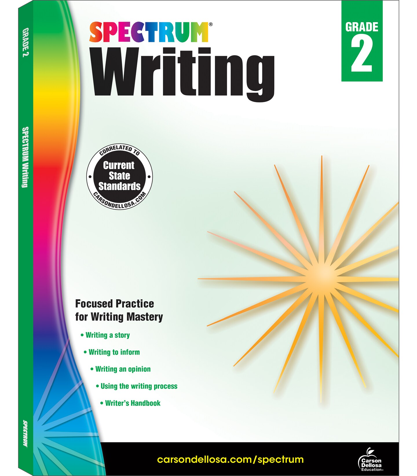 Spectrum Writing 2nd Grade Workbook, Learn to Write a Story, to Inform, an Opinion, Handwriting Practice for Kids Age 7-8, Classroom or Homeschool Curriculum