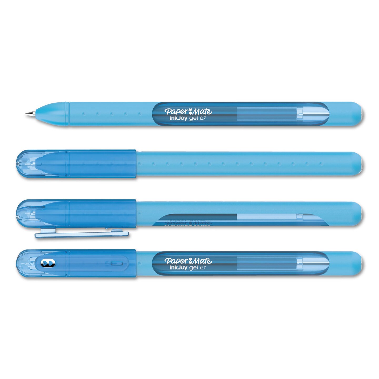 Papermate InkJoy Stick Gel Pen, Medium 0.7mm, Assorted Ink/Barrel, 14/Pack