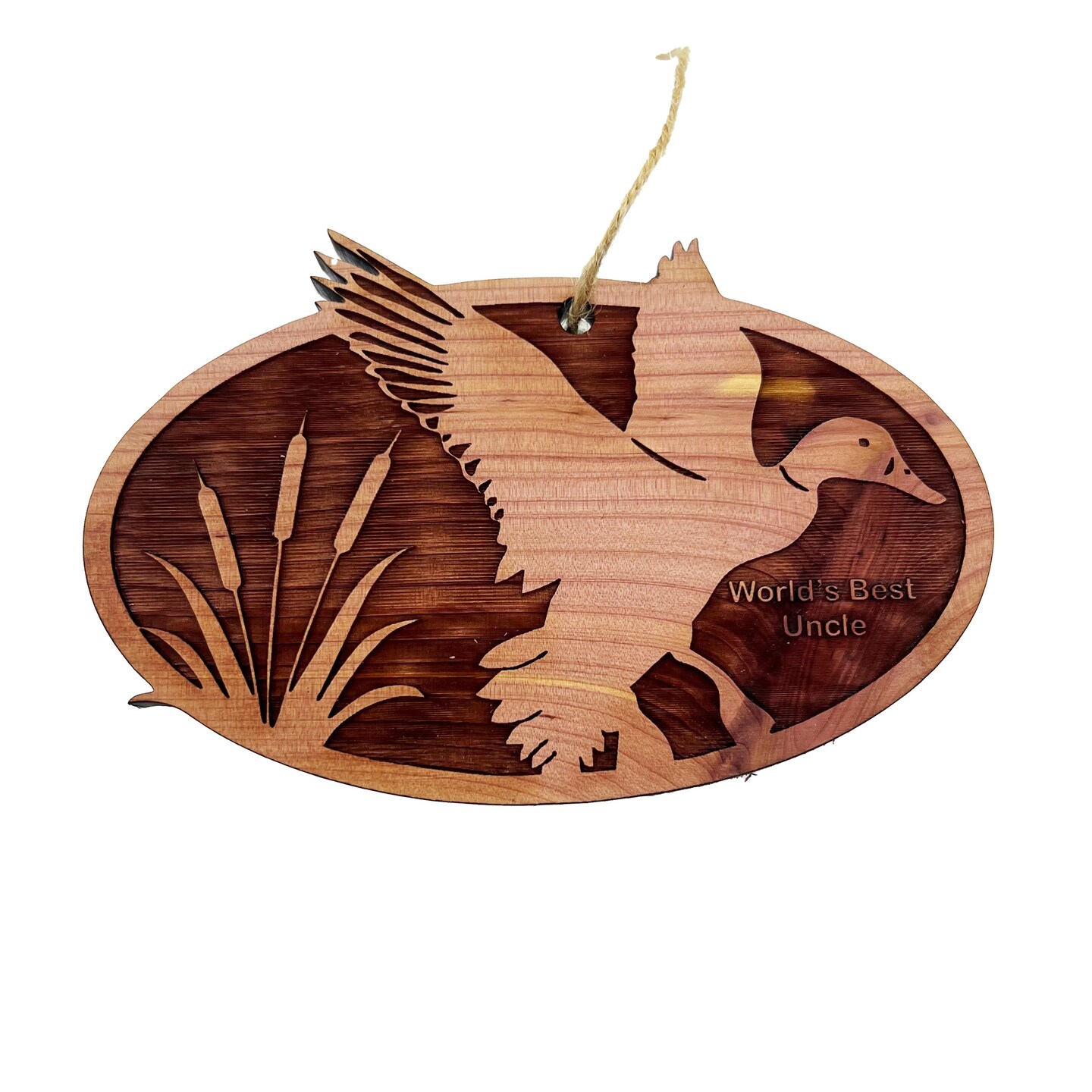 Flying Duck - Cedar Ornament Flying Duck - Cedar Ornament