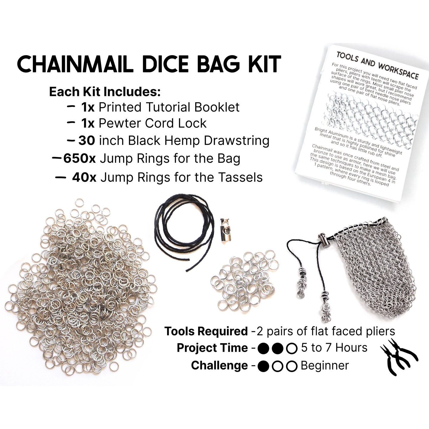 HANDMADE CHAINMAIL Dice bag cheapest