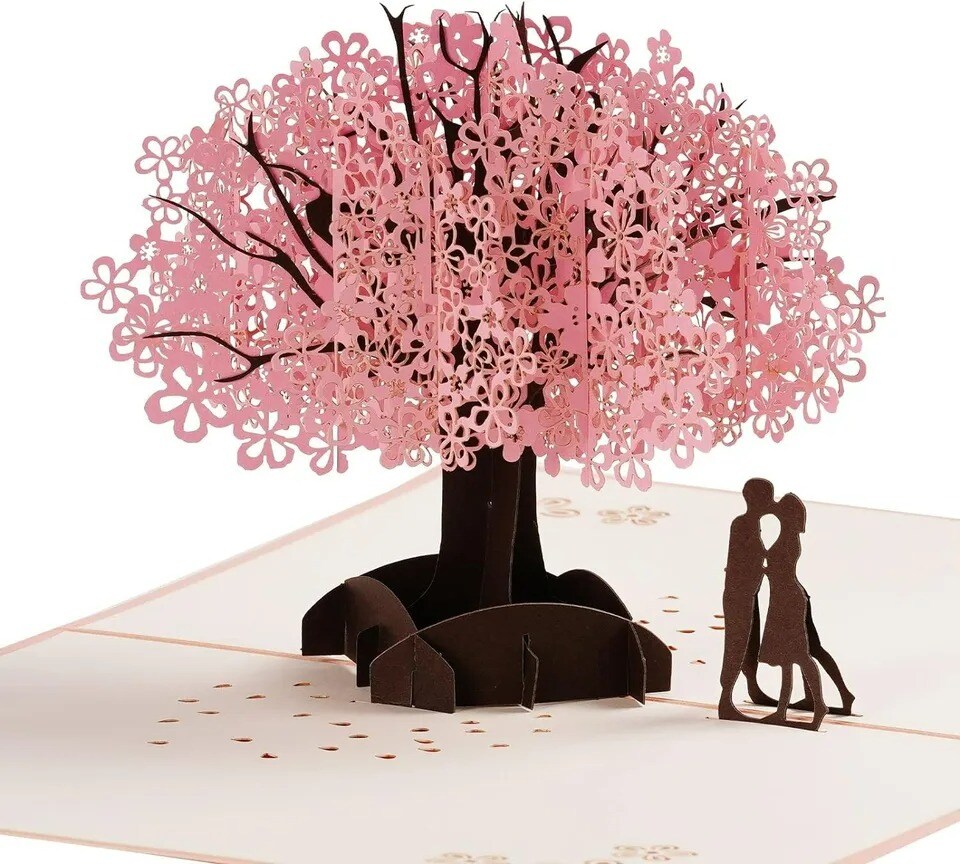 3D Valentines Day Card Pop Up Anniversary Card