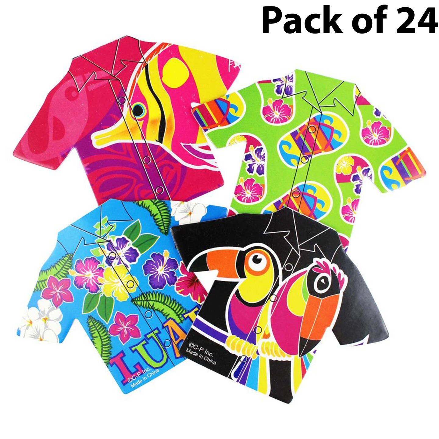 Tropical Shirt Memo Pads - 3 1/2 inches | Perfect for infusing your stationery with sunny vibes | RAHEEV®