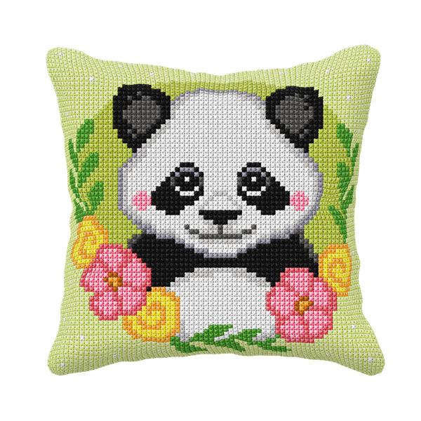 Cushion cross stitch kit  &#x22;Panda&#x22; 99056