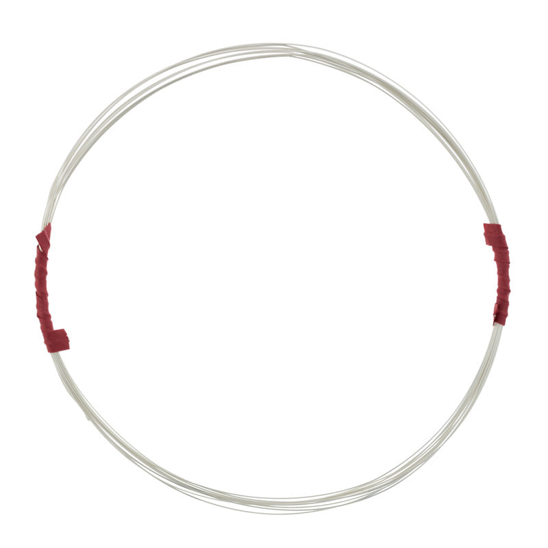 JewelrySupply Half-Round Wire 22 Gauge Half-Hard Sterling Silver (Sold by The Foot)
