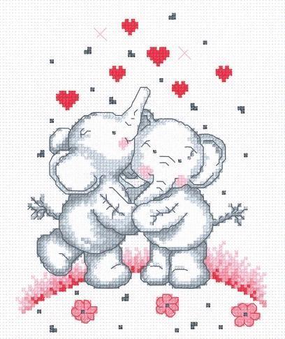 Elephants 479 Counted Cross Stitch Kit