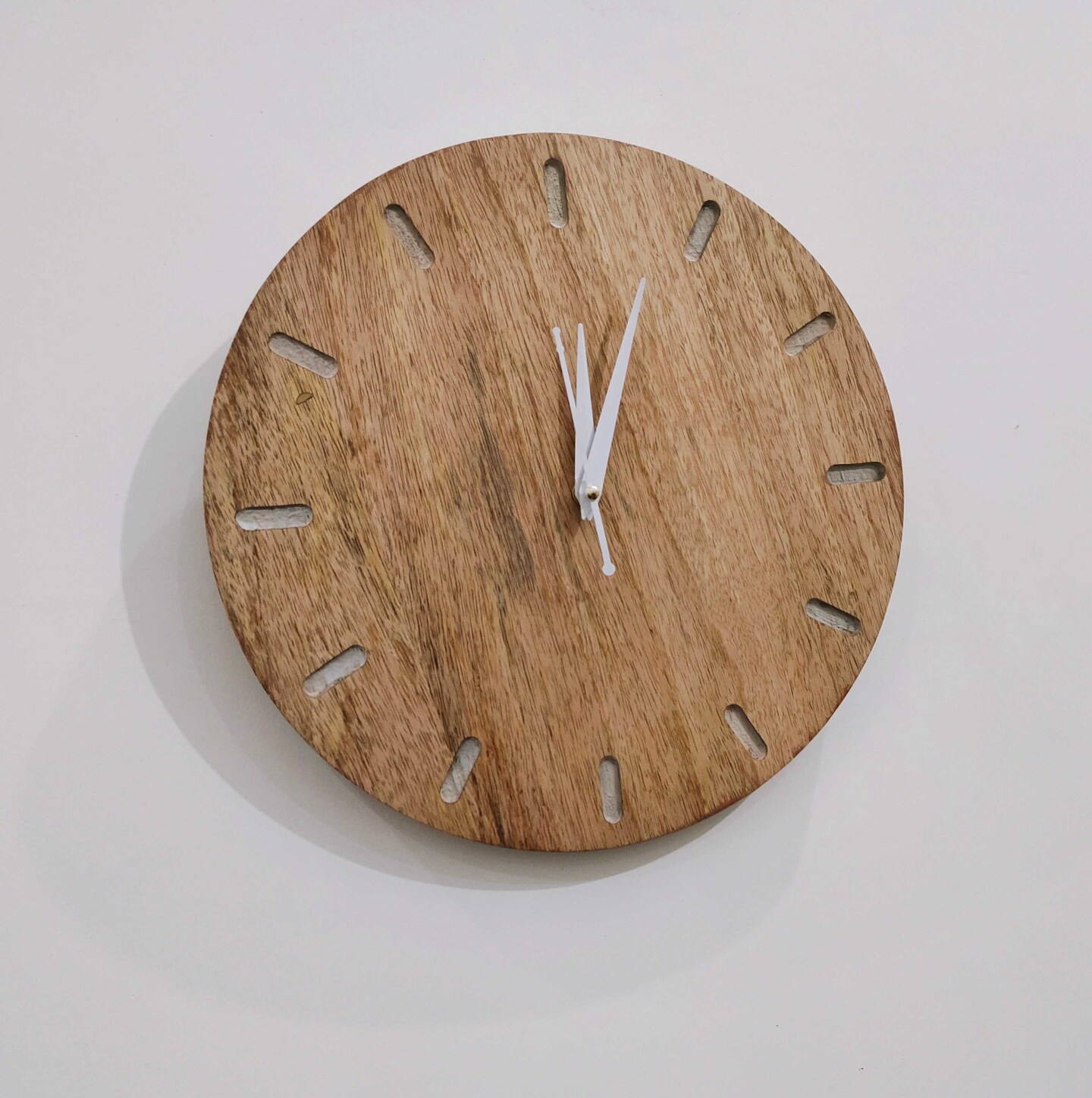 Buy Custom Wooden wall clock with best quality | MakerPlace by Michaels, image size:1074x1080