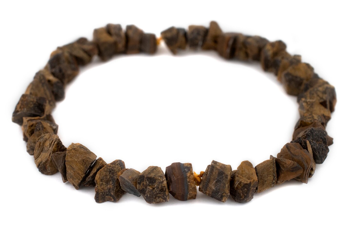 TheBeadChest Rough Tiger Eye Nugget Beads
