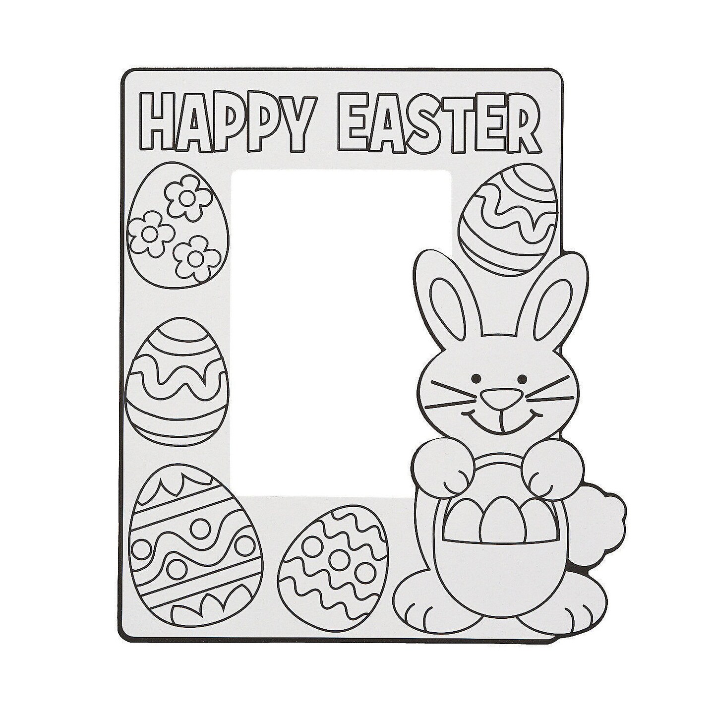 Color Your Own Easter Picture Frames, Craft Kits, 12 Pieces