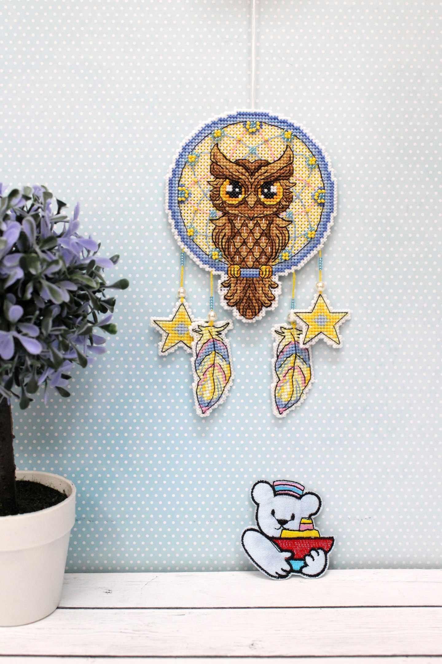 Baby Owl Dream Cross Stitch Kit