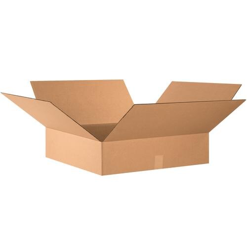 MyBoxSupply 24 x 24 x 6&#x22; Flat Corrugated Boxes, 10 Per Bundle
