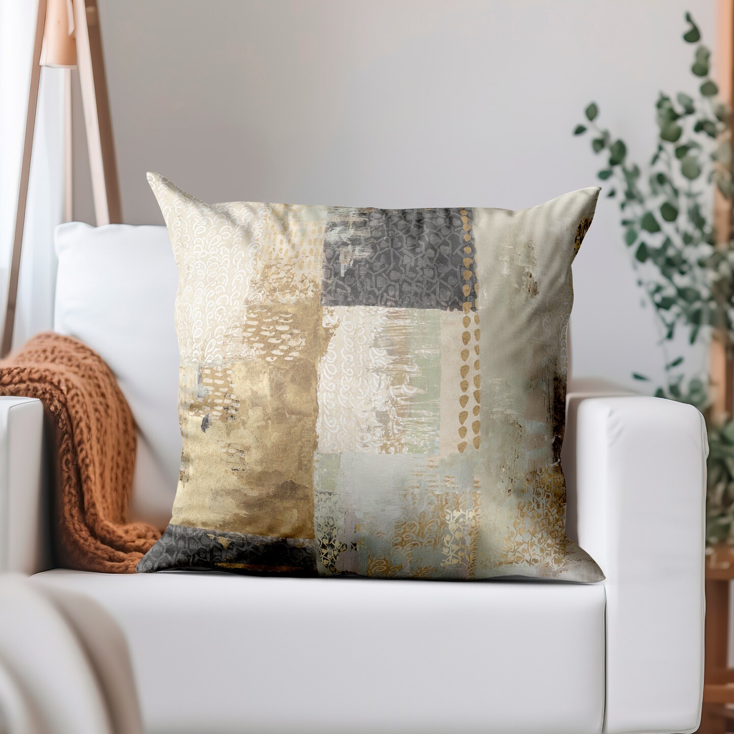 Bare I by PI Creative Art Throw Pillow Americanflat Decorative Pillow