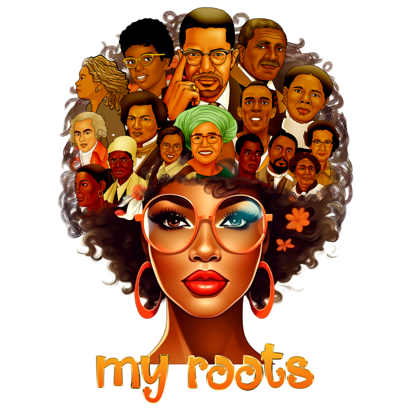 My Roots Black History DTF Transfer