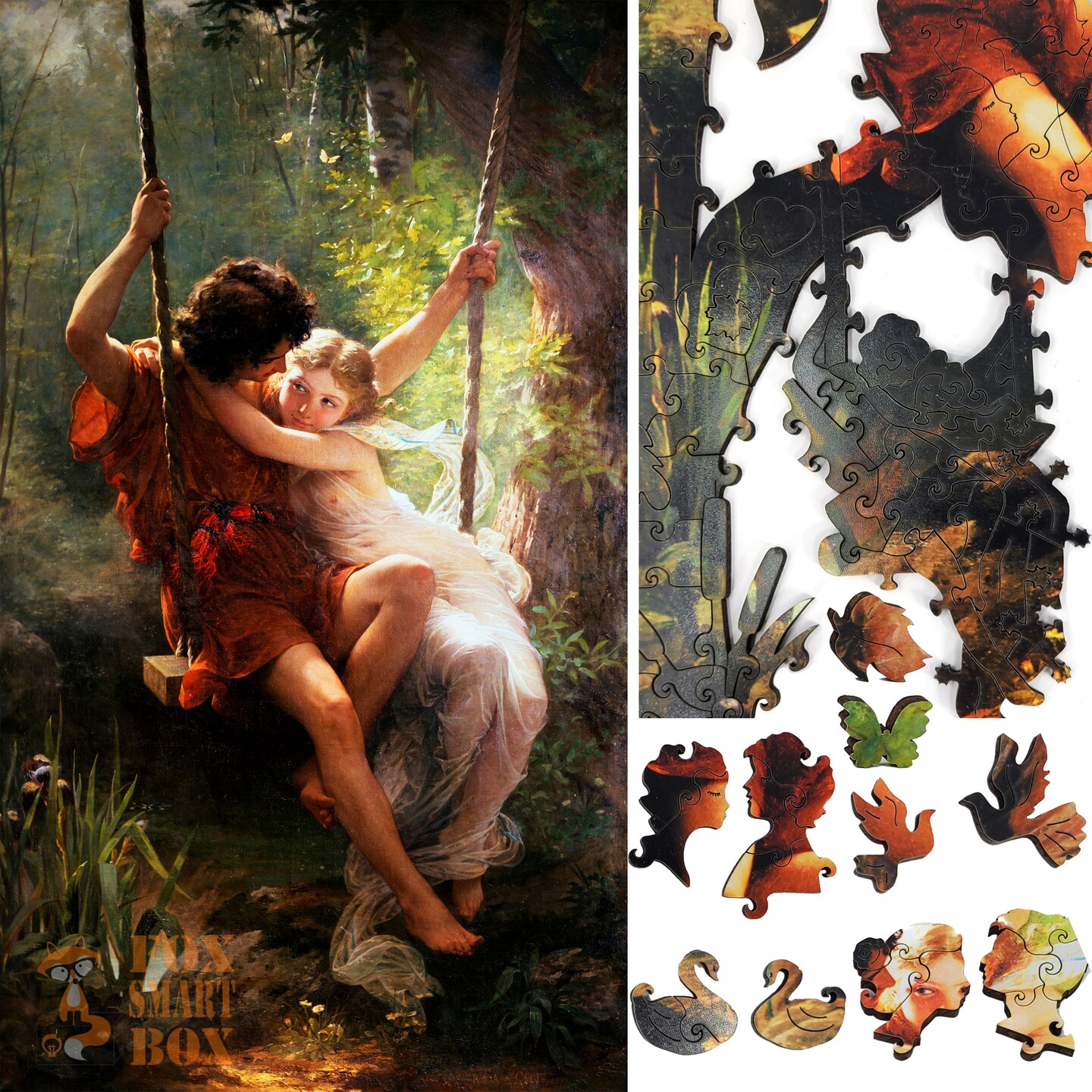 Wooden Jigsaw Puzzles for Adults - Uniquely Shaped Pieces Wooden Jigsaw Puzzles for Adults - Uniquely Shaped Pieces