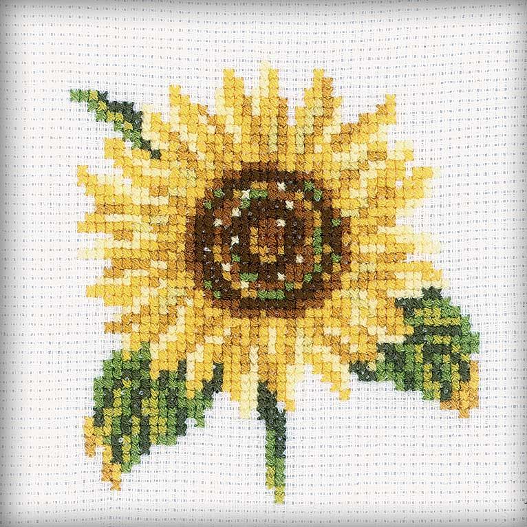 Cross-Stitch Kit &#x22;Sunflower&#x22; H170