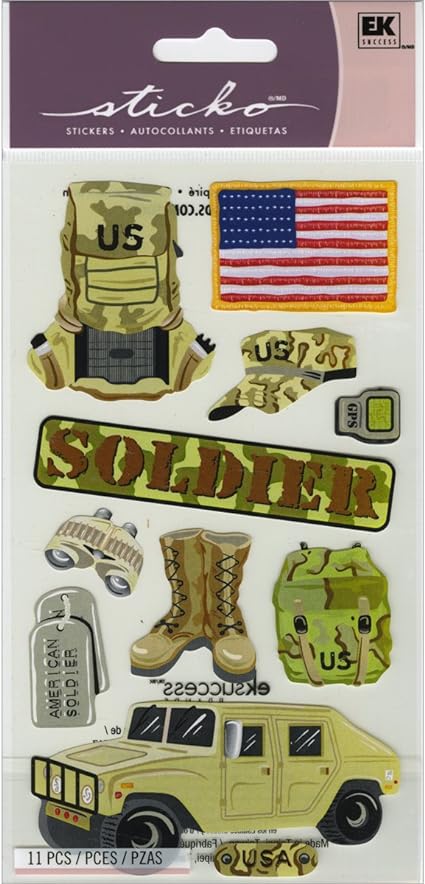 Sticko US Soldier Stickers