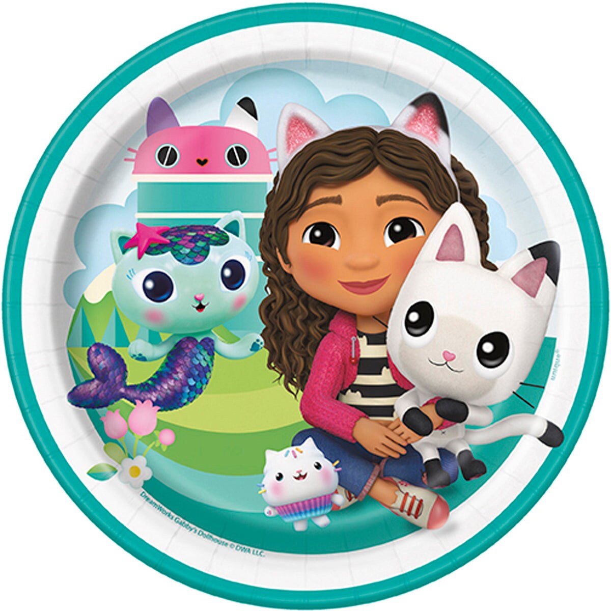 Gabby&#x27;s Dollhouse Round 7&#x22; Dessert Plates, 8ct