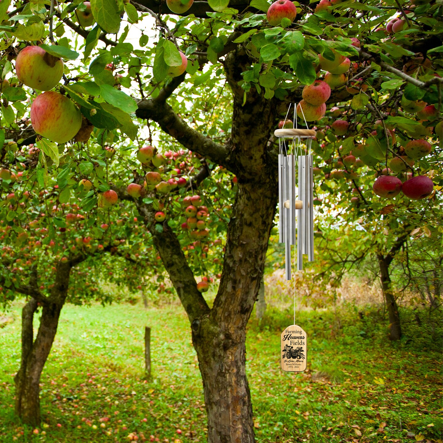 Personalized Farming in Heaven Sympathy Wind Chime — 28 Collective