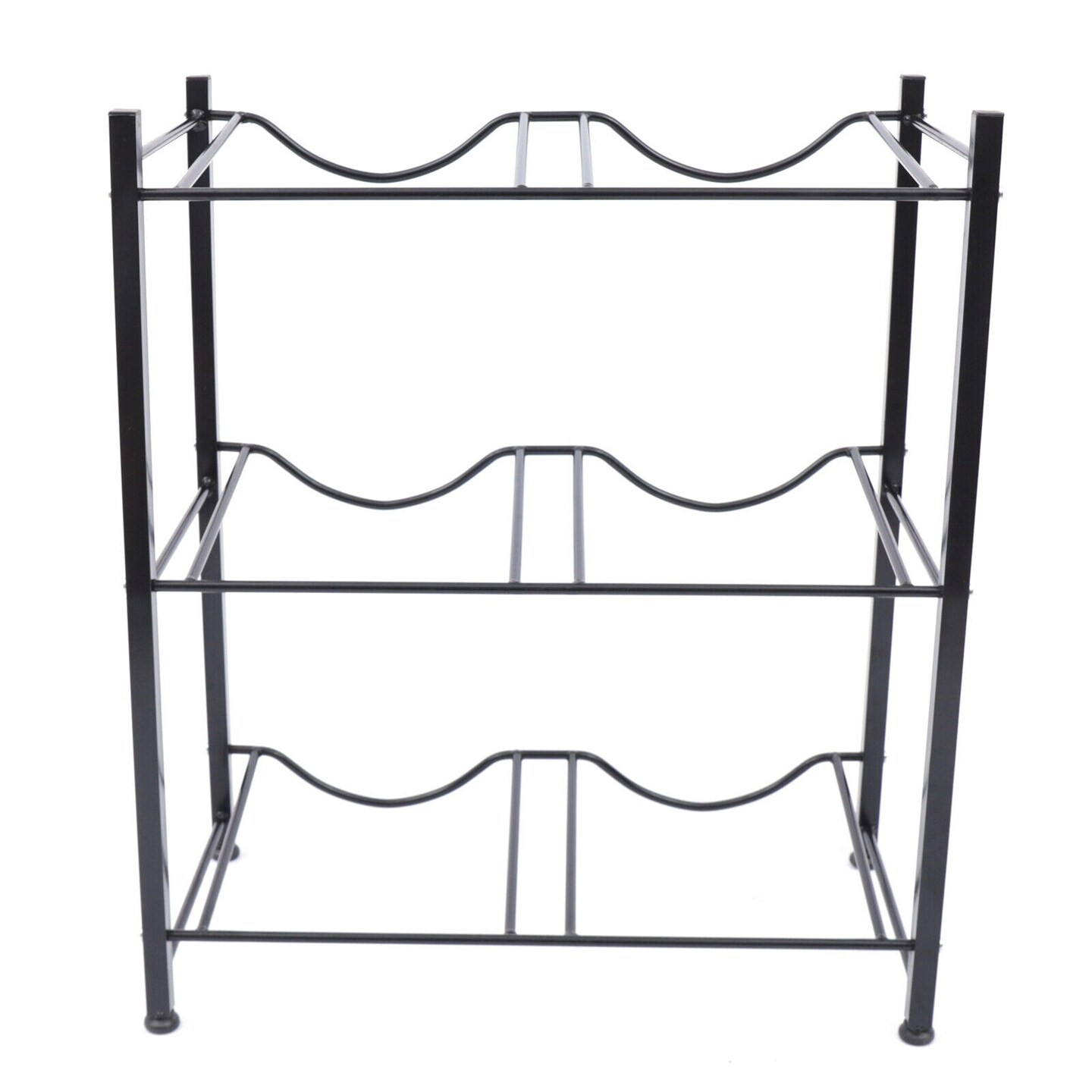 Kitcheniva 3-Tier 5 Gallon 6 Water Bottle Storage Rack Organizer