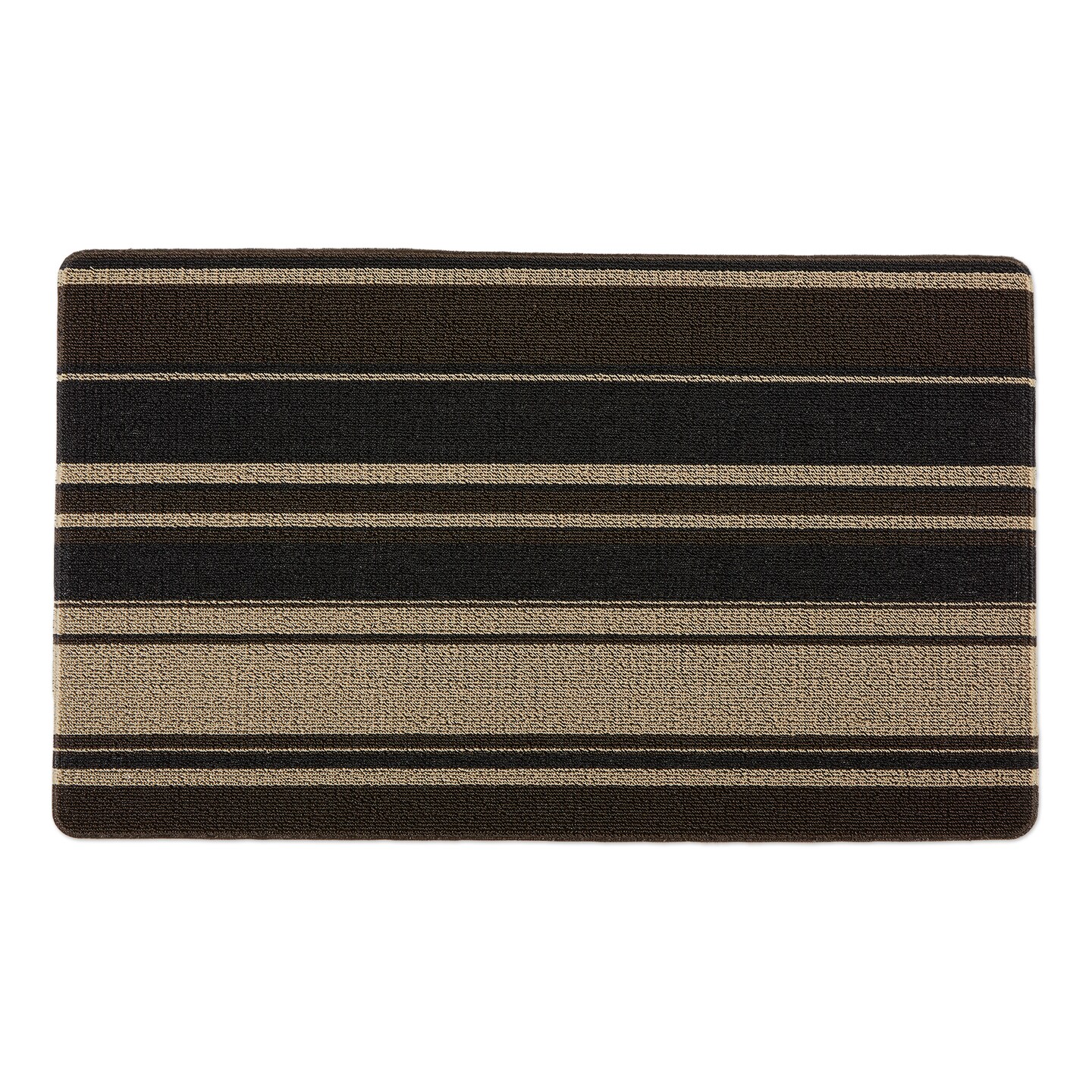 Contemporary Home Living Striped Rectangular Tufted Loop Doormat - 17.75&#x22; x 29.5&#x22;