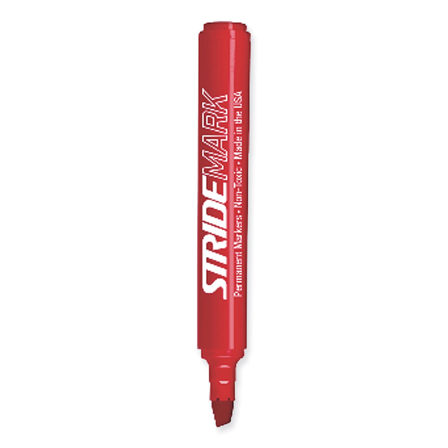 StrideMark Permanent Marker, Fine Bullet Tip, Red, 12/Pack StrideMark Permanent Marker, Fine Bullet Tip, Red, 12/Pack
