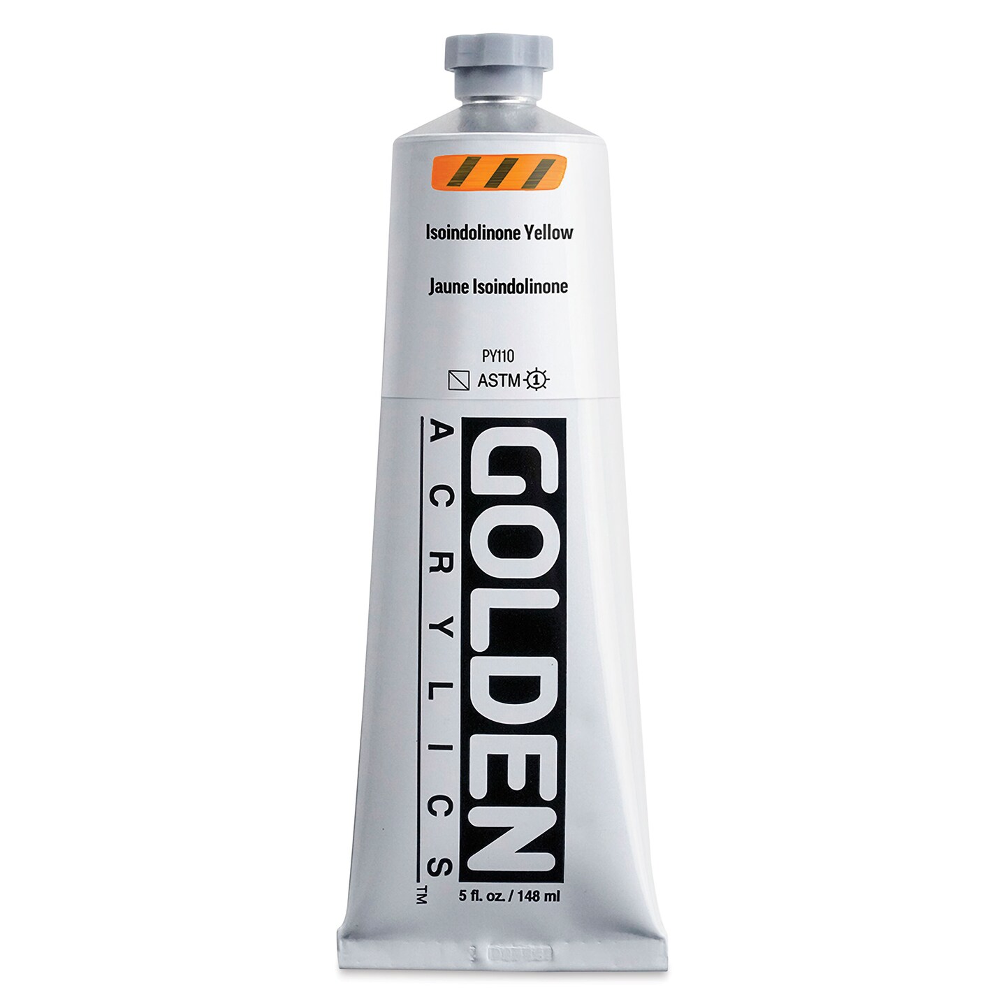 Golden Heavy Body Acrylic Paint - Isoindolinone Yellow, 148 ml Tube