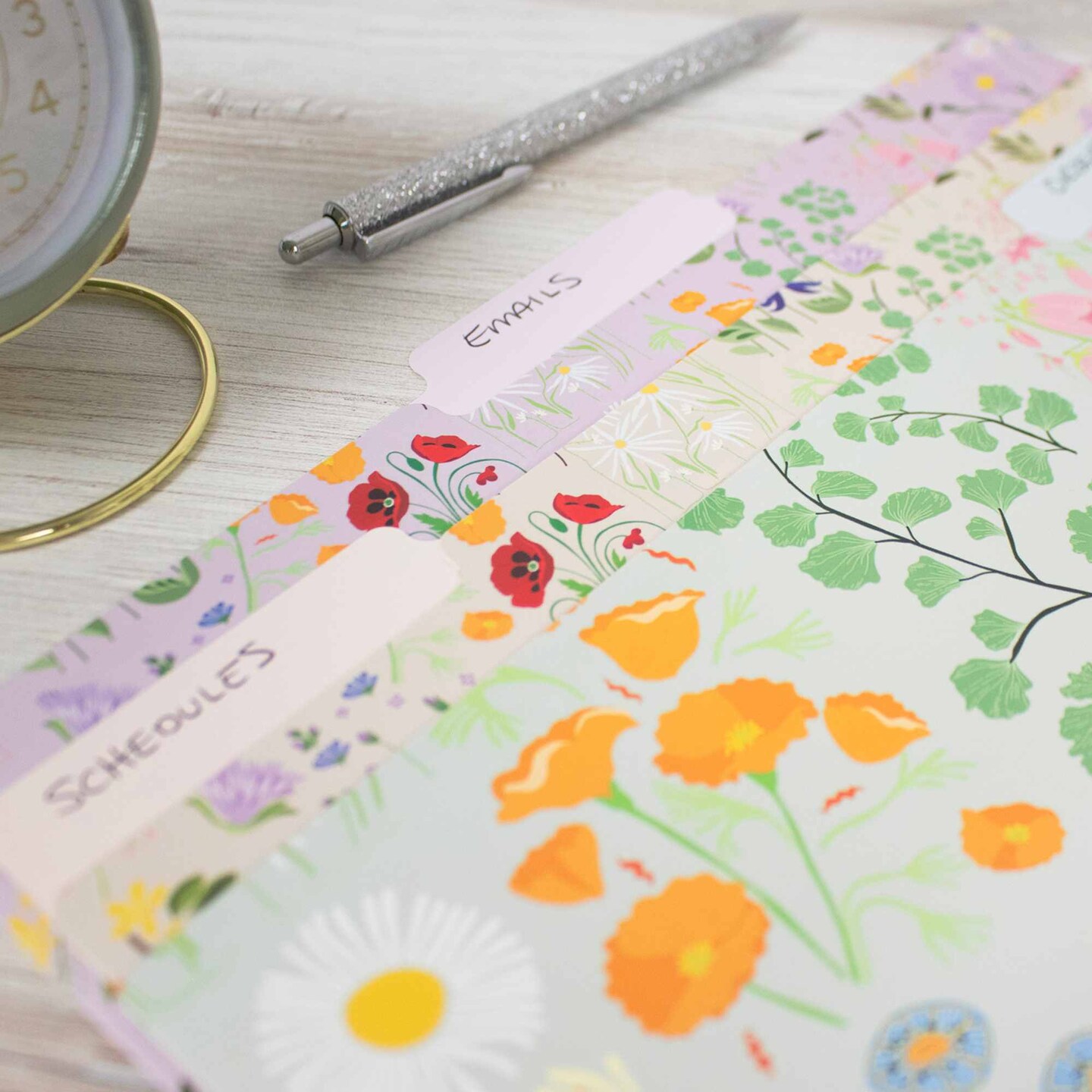 bloom daily planners File Folder Set, Garden Party