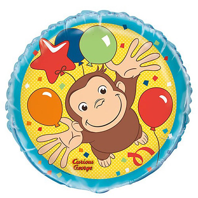18&#x27;&#x27; Curious George Round Balloon